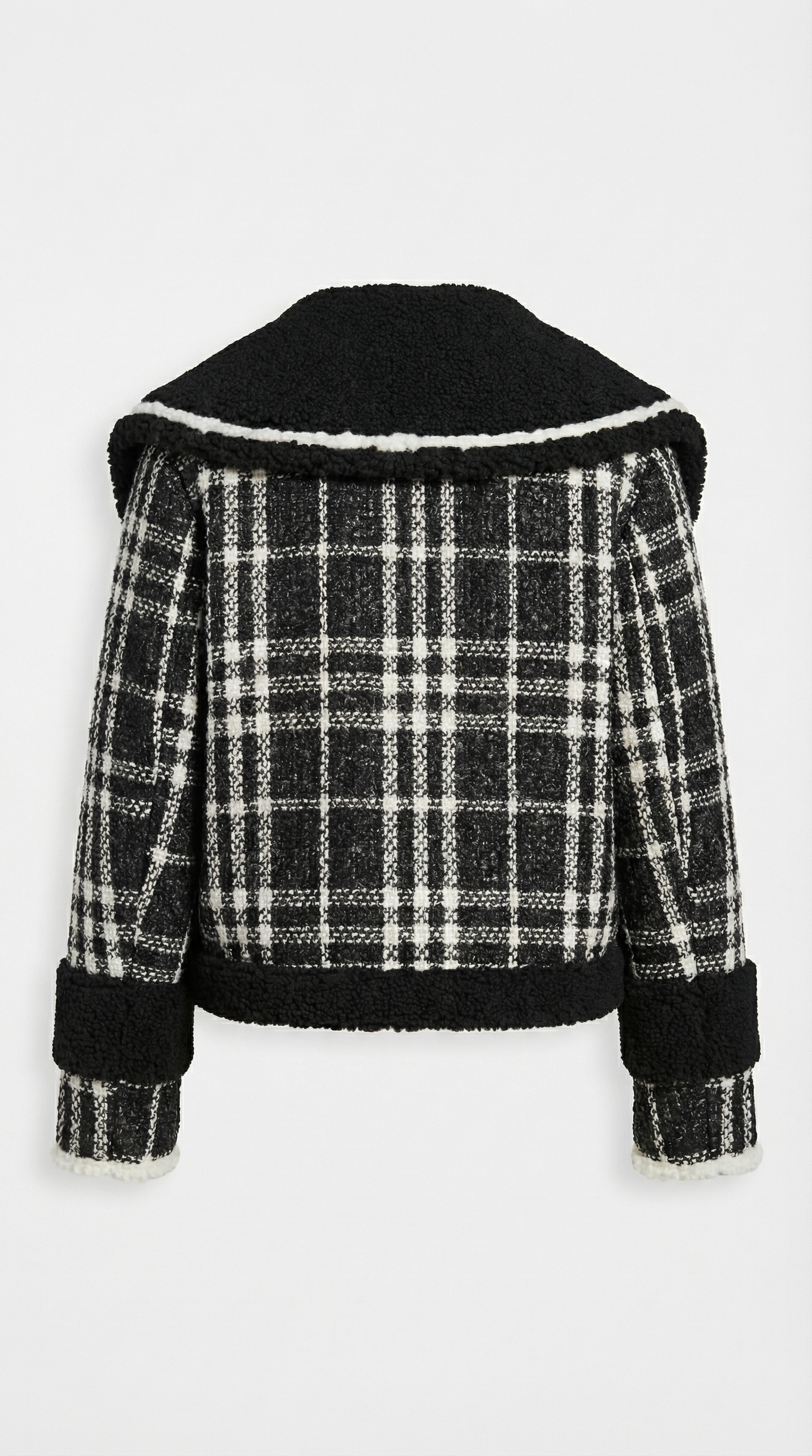 Solenn - Tweed Jacket with Extravagant Collar