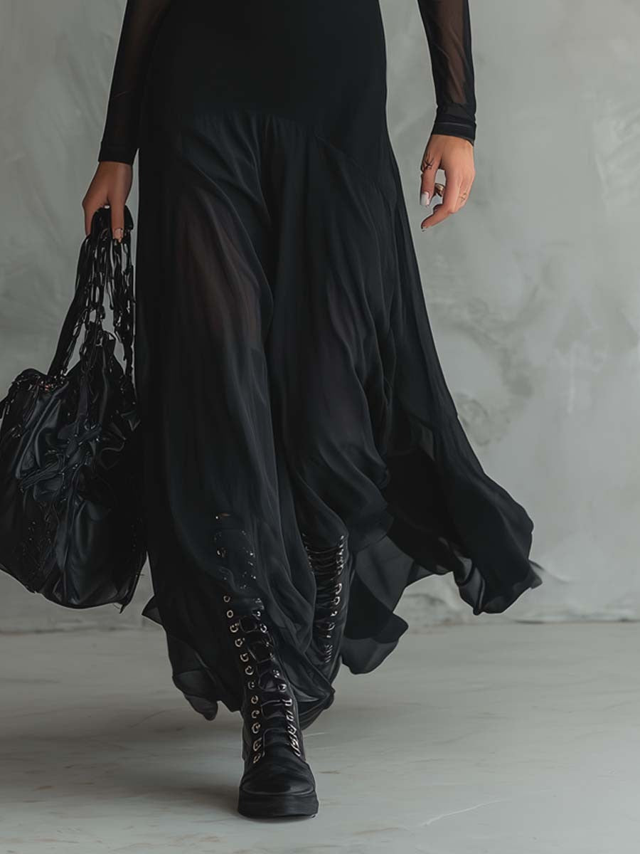 Valentina | Elegante cappotto lungo fluido