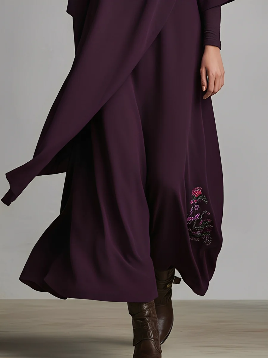Elisabetta | Elegante cappotto lungo con collo alto