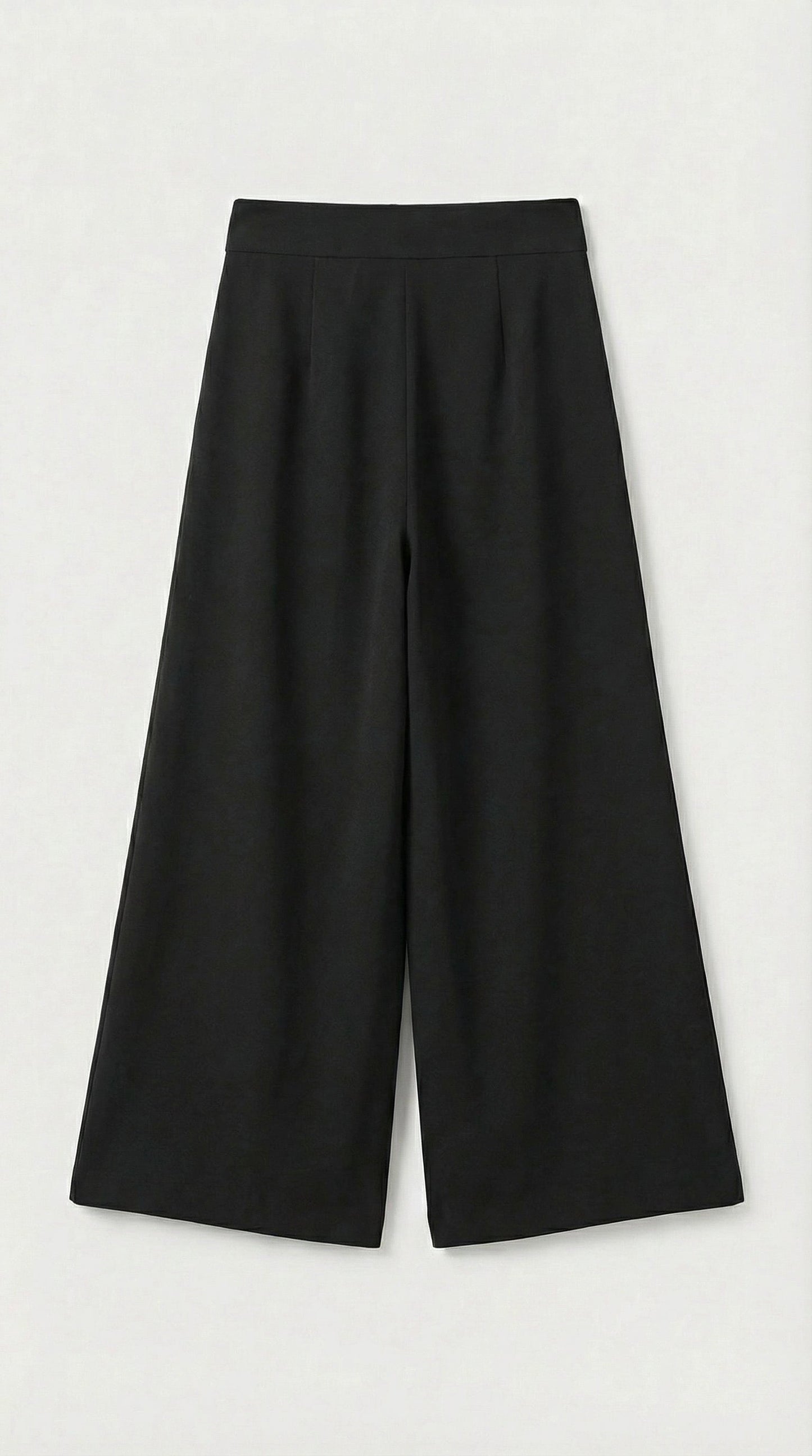 Epure - Wide-Leg Tailored Trousers Black