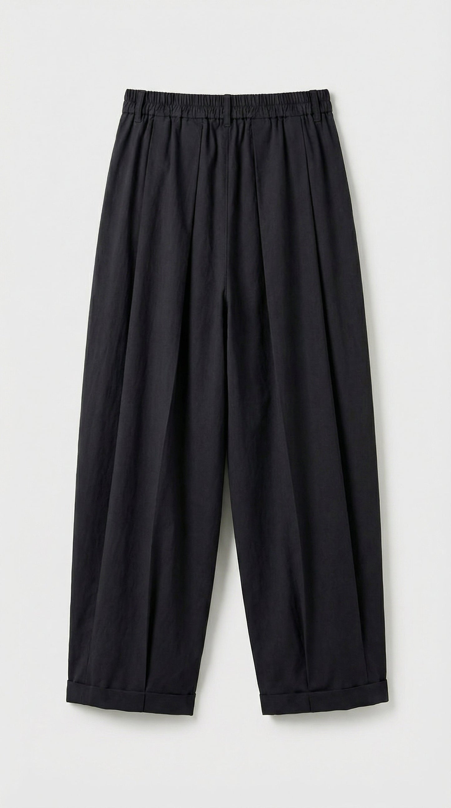 Nemi - High-Rise Flare Pants Black