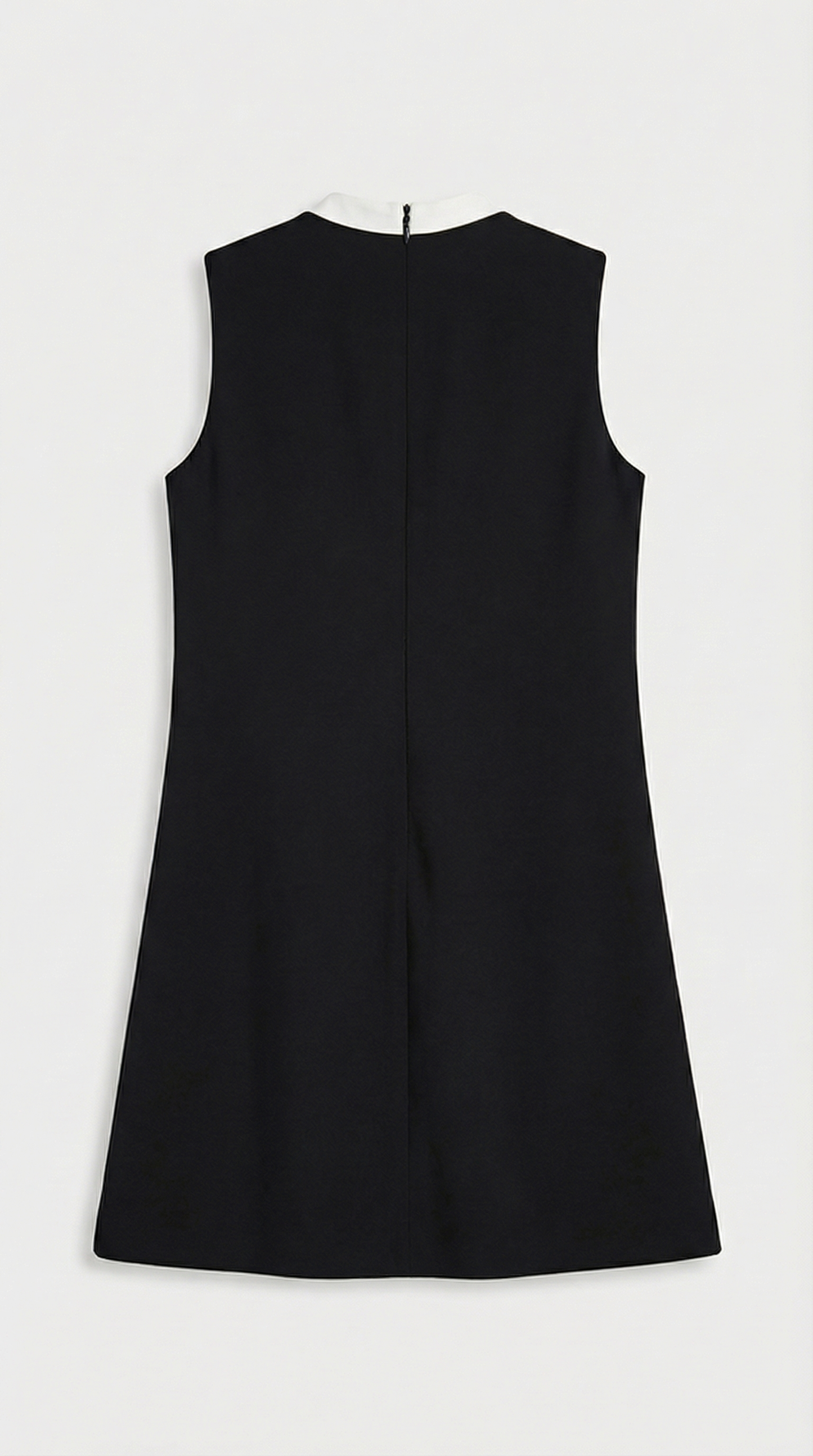 Kona - Pleated Bow-Neck Mini Dress