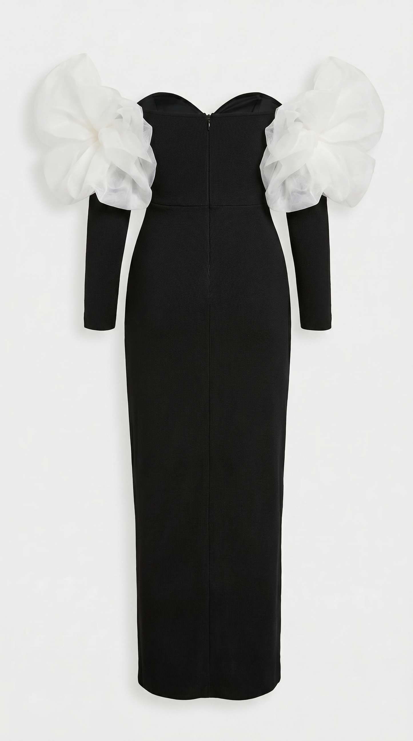 Druti - Puff-Sleeve Column Maxi Dress