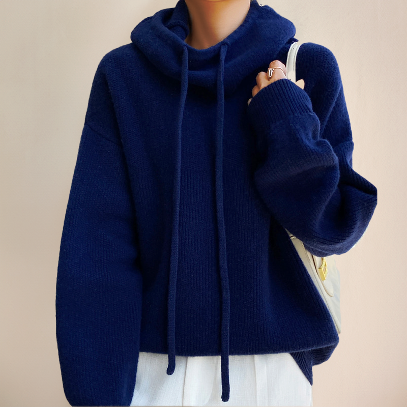 Sereno | Maglione con cappuccio in lana