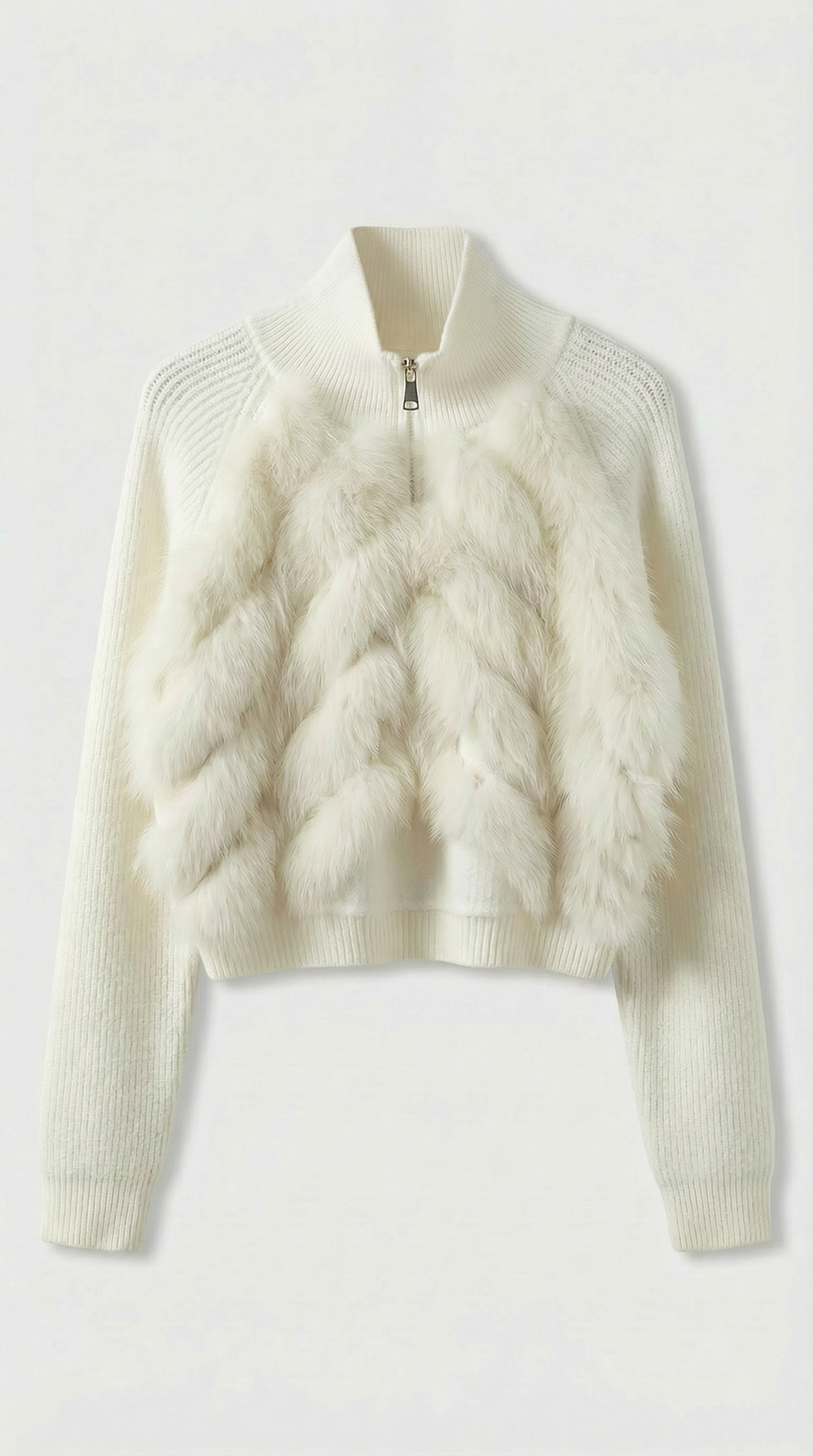 Glase - Loose Fox Fur Sweater