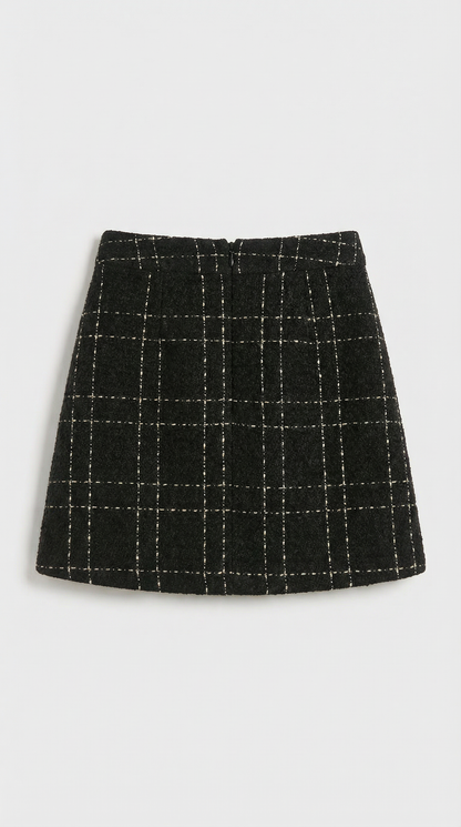 Skara - Tweed Suit Set with Jacket and Skirt