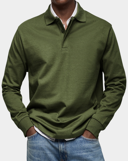 Polo classico a maniche lunghe