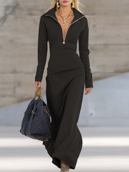 Letizia | Elegante cappotto sportivo con zip 