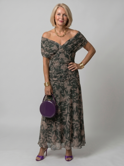 Calen | Abito Midi Off Shoulder