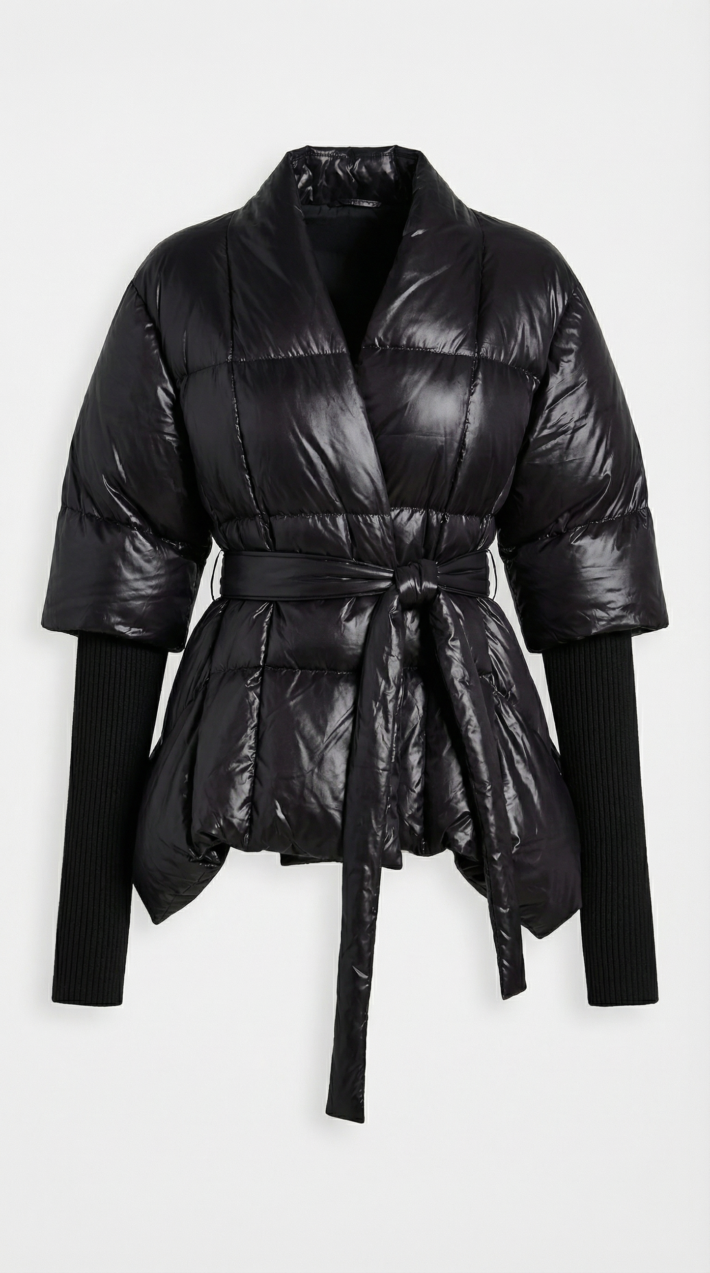 Gloria - Sculpted Down Wrap Jacket
