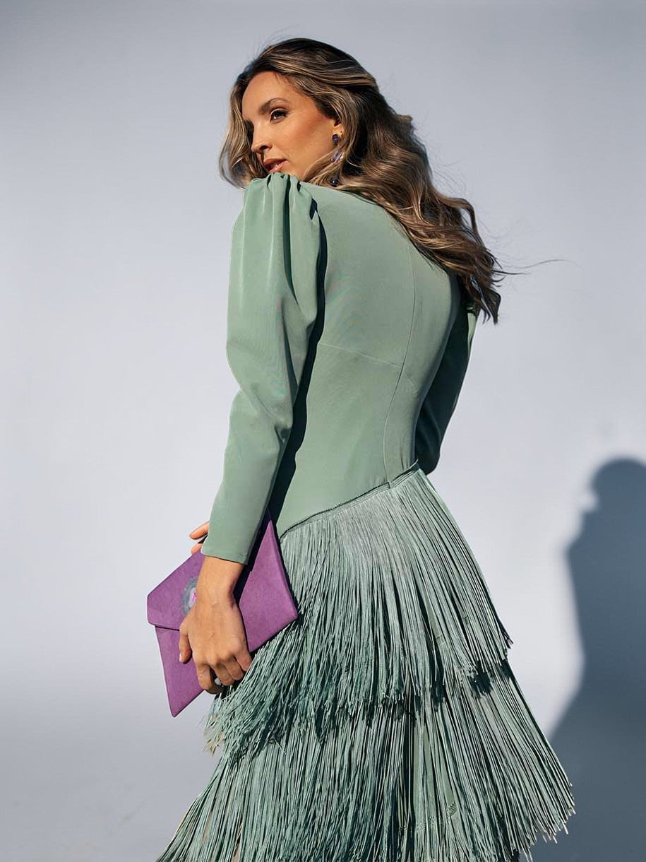 Sofia - Abito con Frange Elegante