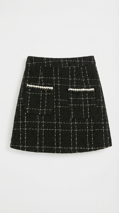 Skara - Tweed Suit Set with Jacket and Skirt