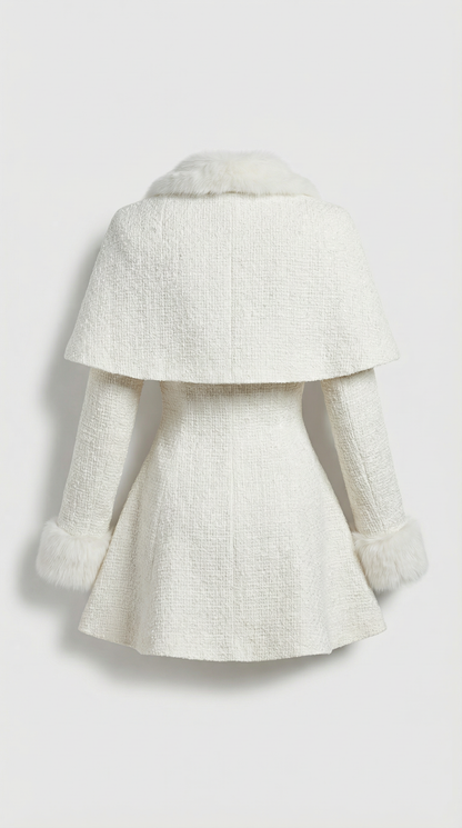 Umber - 2 Piece Coat with Bow Collar