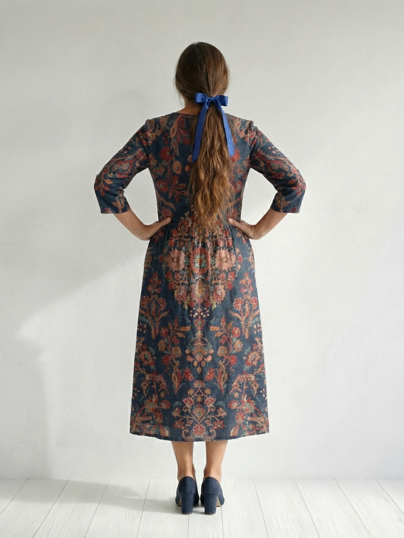 Eleonora | Abito midi dalla linea morbida