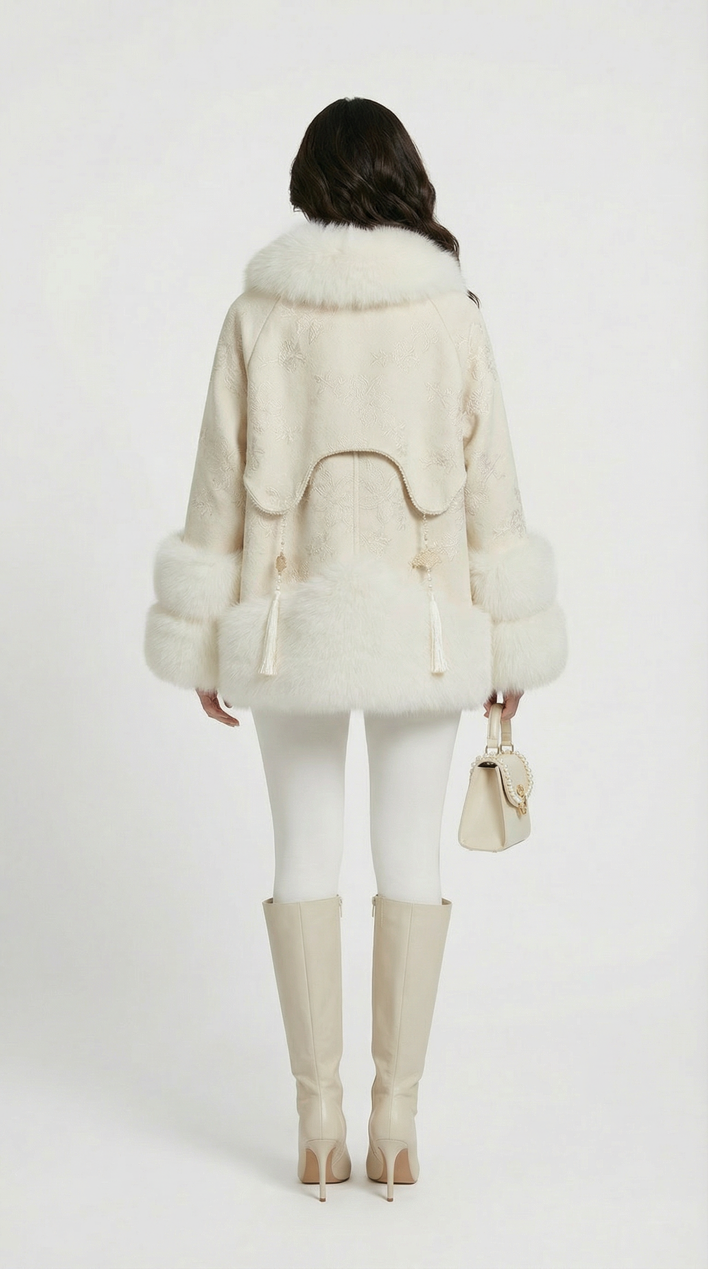 Aeris - Vegan Fox Fur and Down Jacket