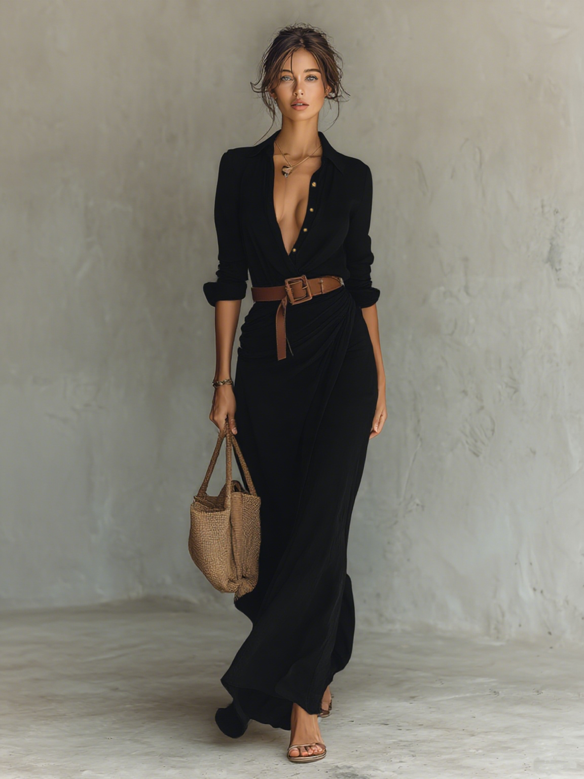 Claudia | Elegante cappotto lungo casual