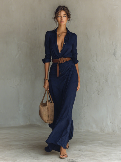 Claudia | Elegante cappotto lungo casual