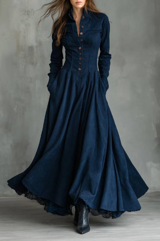 Serene | Maxi cappotto con colletto classico