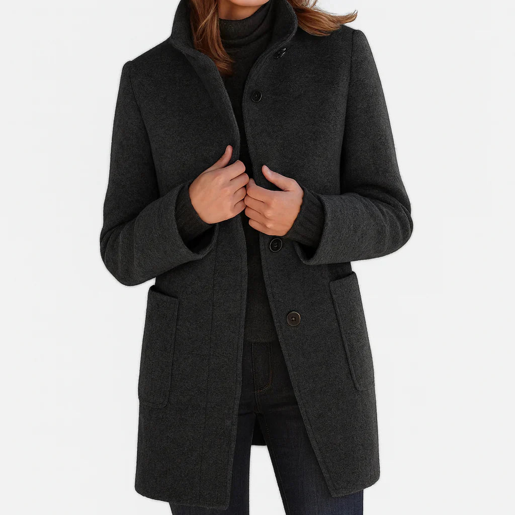 Tessa - Chaqueta de Mujer con Cuello Alto