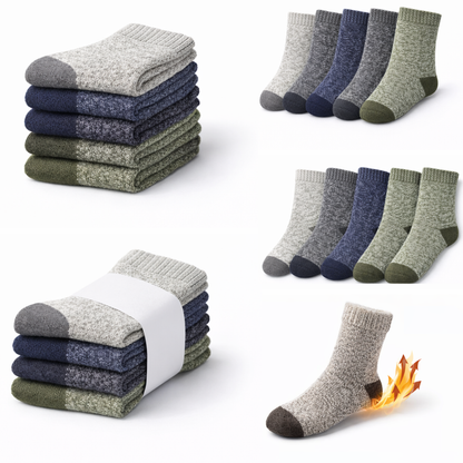 Calcetines térmicos para el frío – Pack de 5 pares