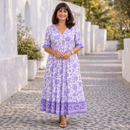 Elia | Vestido floral elegante y fresco