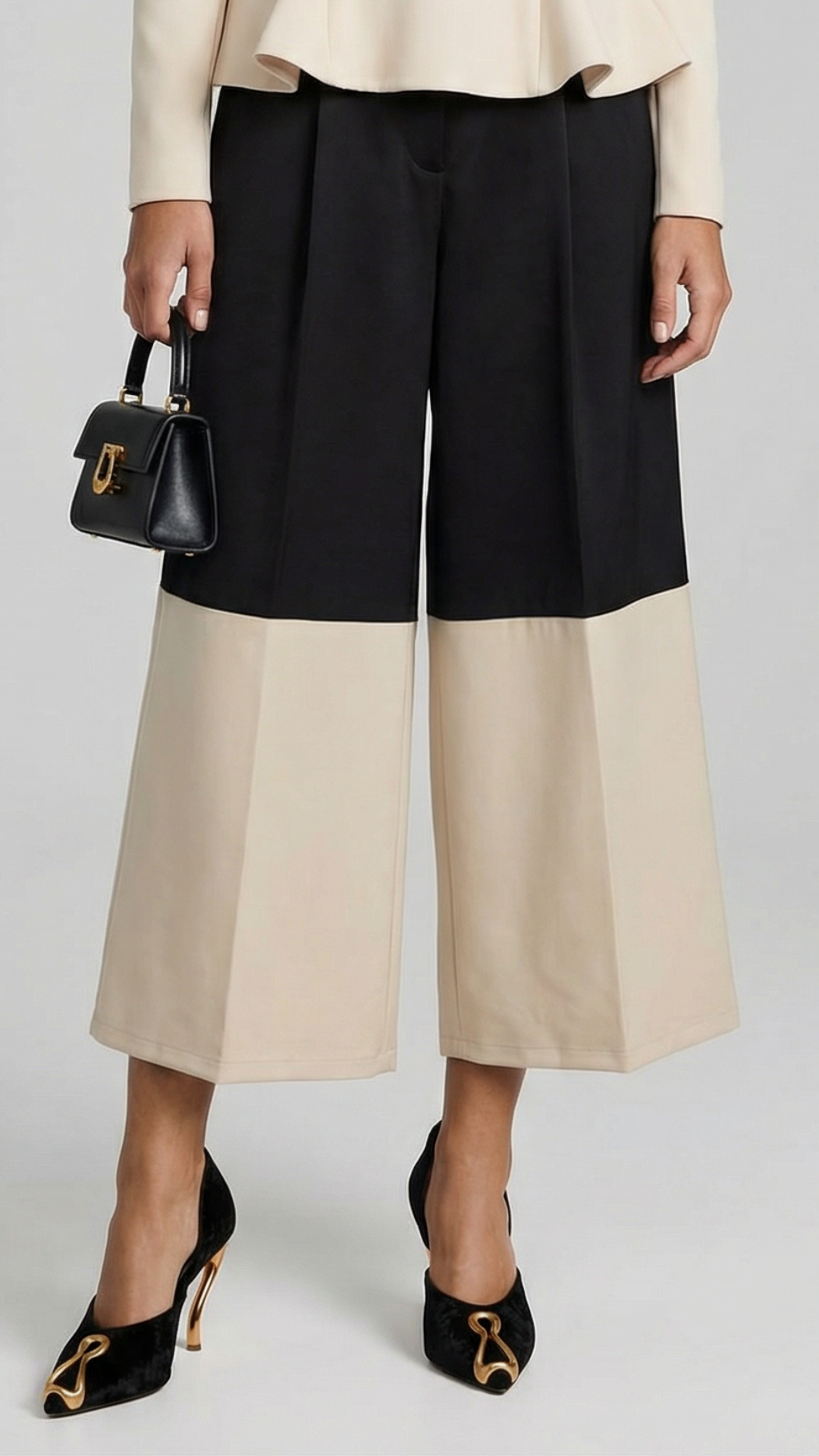 Cote - Wide Leg & High Waisted Casual Trousers