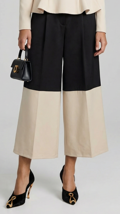 Cote - Wide Leg & High Waisted Casual Trousers