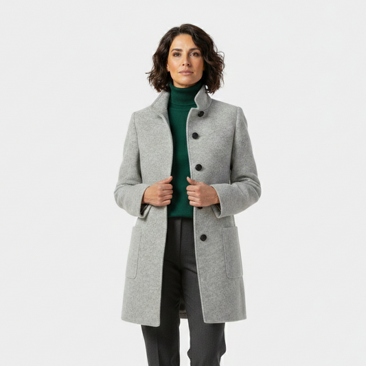Tessa - Chaqueta de Mujer con Cuello Alto