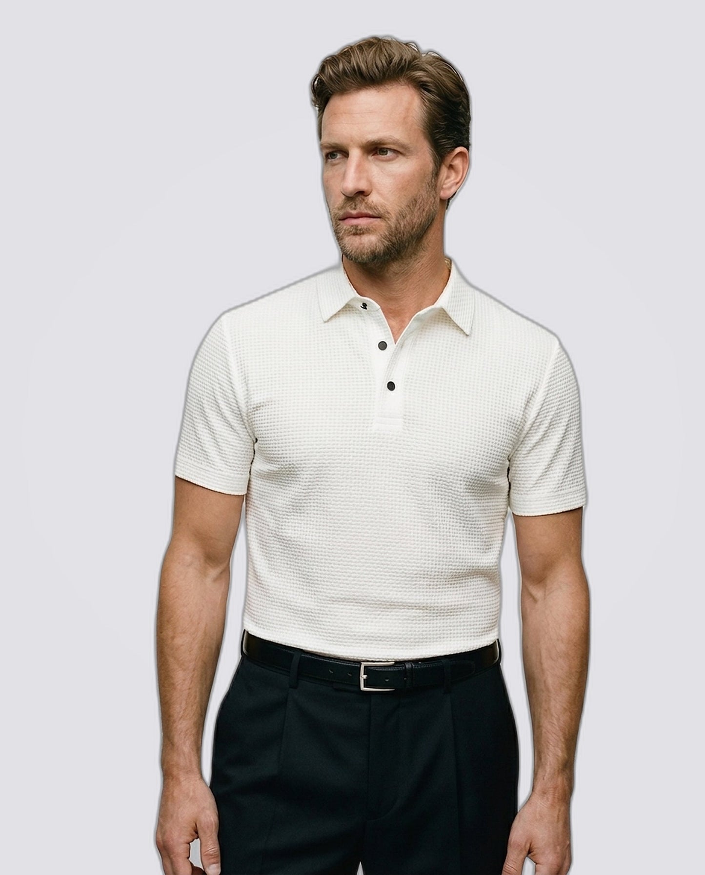 Polo in tessuto elegante