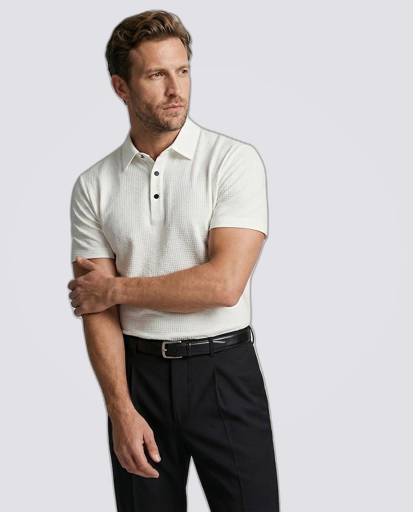 Polo in tessuto elegante