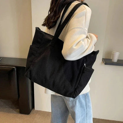 BORSA TOTE ALMA A COSTINE CON DETTAGLIO IN CORDA