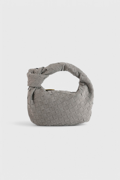 Remi | Mini borsa intrecciata con dettaglio nodo