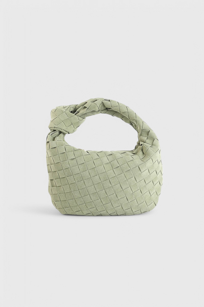 Remi | Mini borsa intrecciata con dettaglio nodo