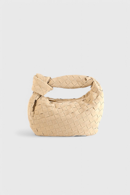 Remi | Mini borsa intrecciata con dettaglio nodo
