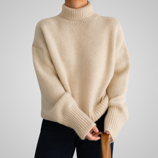 Alejandra | Suéter suave de cuello alto