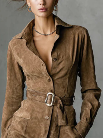 Carlotta | Elegante camicia avvolgente con vita