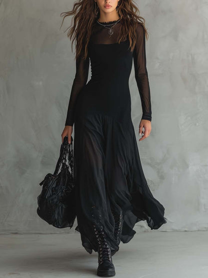 Valentina | Elegante cappotto lungo fluido 