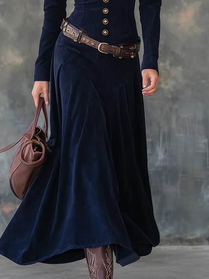Donatella | Elegante cappotto lungo con bottoni