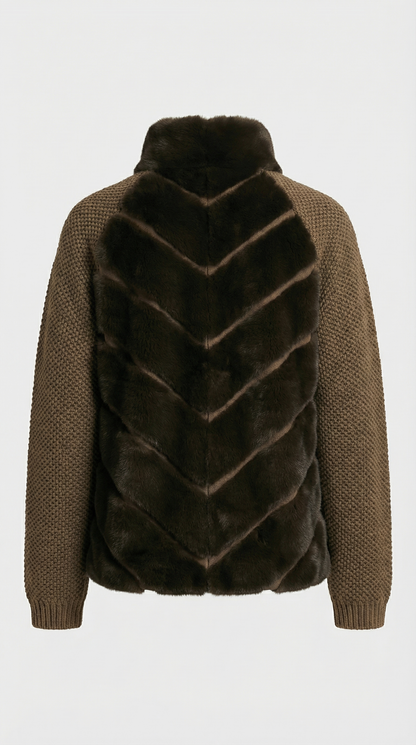 Brumal - Vegan Fur Patchwork Jacket