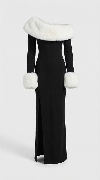Morven - Royal Collar Full Sleeve Dress
