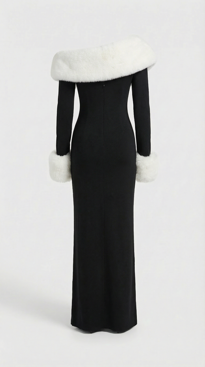 Morven - Royal Collar Full Sleeve Dress