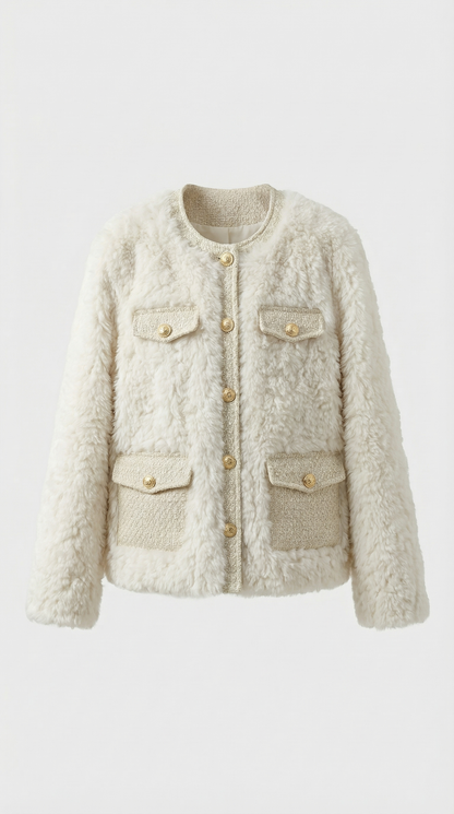 Nordis - Thickened Vegan Fur Jacket