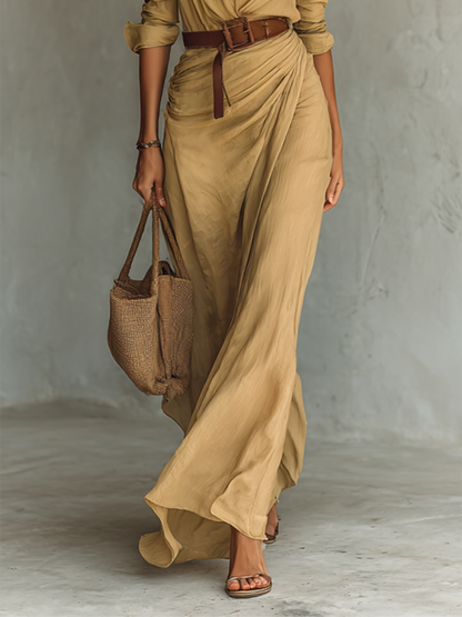 Claudia | Elegante cappotto lungo casual