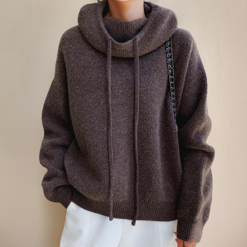 Sereno | Maglione con cappuccio in lana