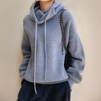 Sereno | Maglione con cappuccio in lana