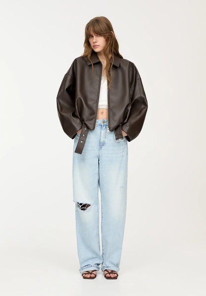 Indara | Chaqueta de cuero sintético