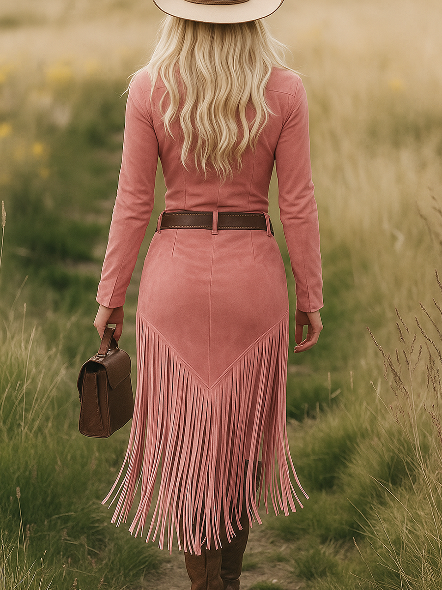 Selene | Abito boho con eleganti frange