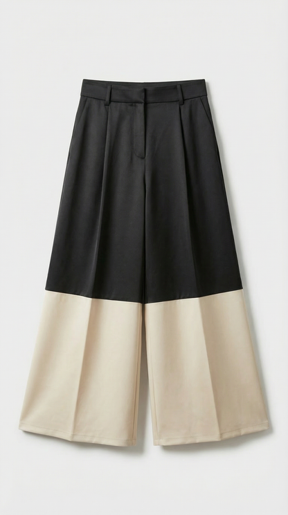 Cote - Wide Leg & High Waisted Casual Trousers