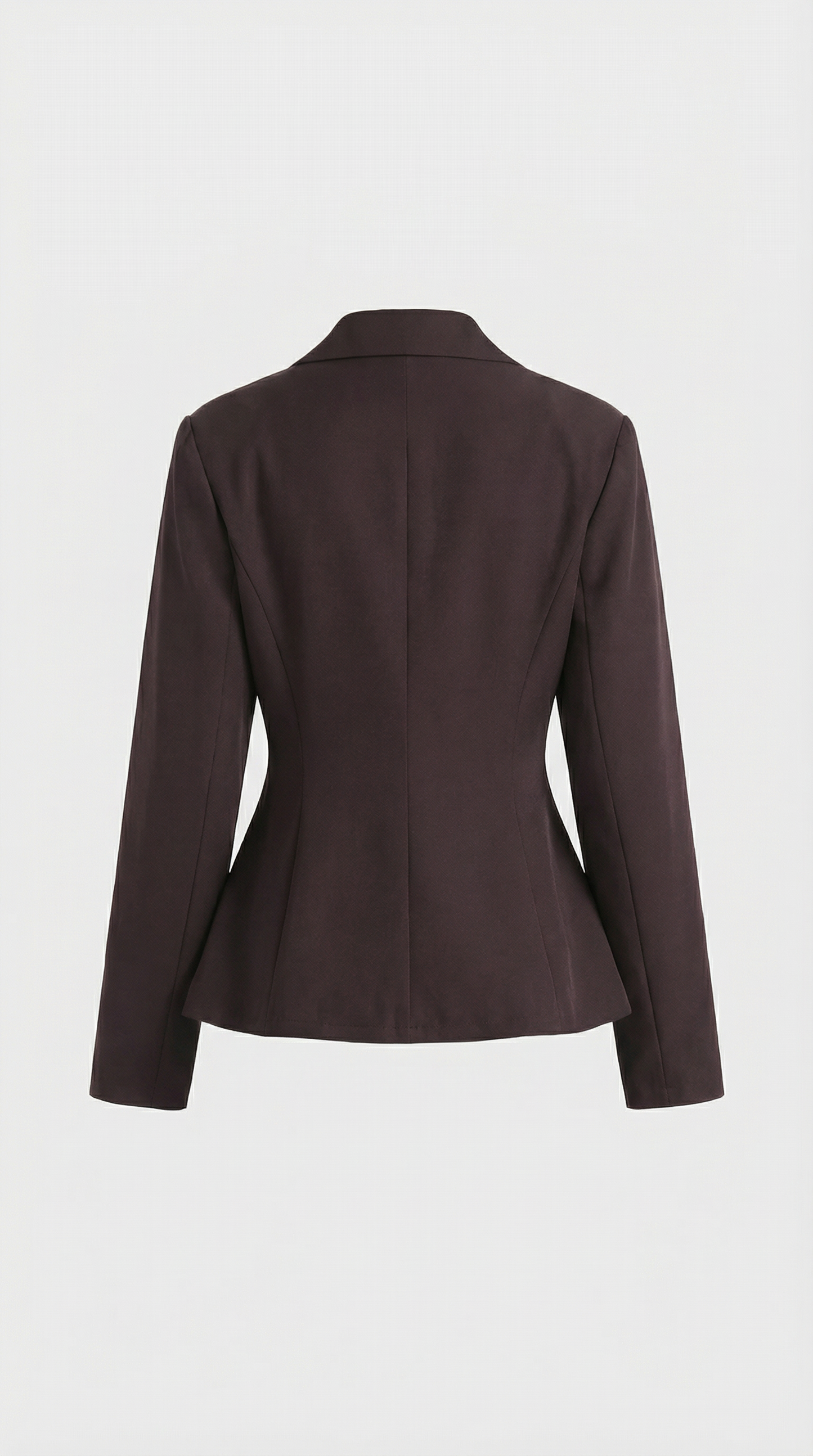 Formis - Sculptural V-Neck Blazer & Wide-Leg Trouser Set