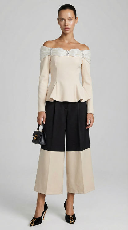 Cote - Wide Leg & High Waisted Casual Trousers